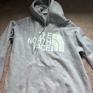 Gray North Face Sweatshirt
